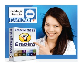 Instala��o remota programa de bordado Embird